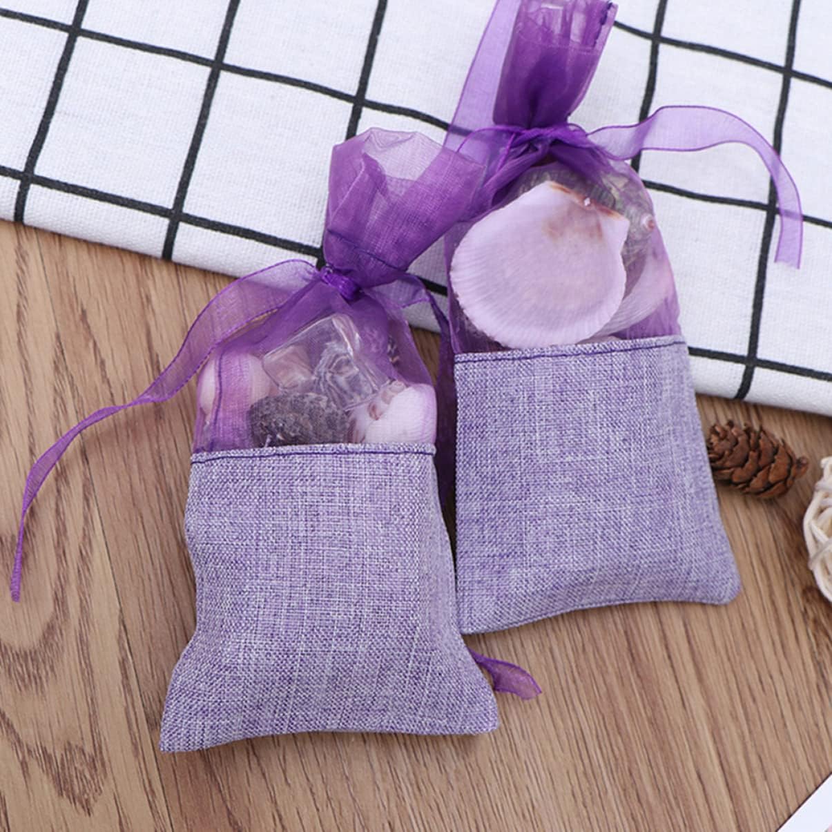 24Pcs Lavender Sachet Bags for Home and Travel