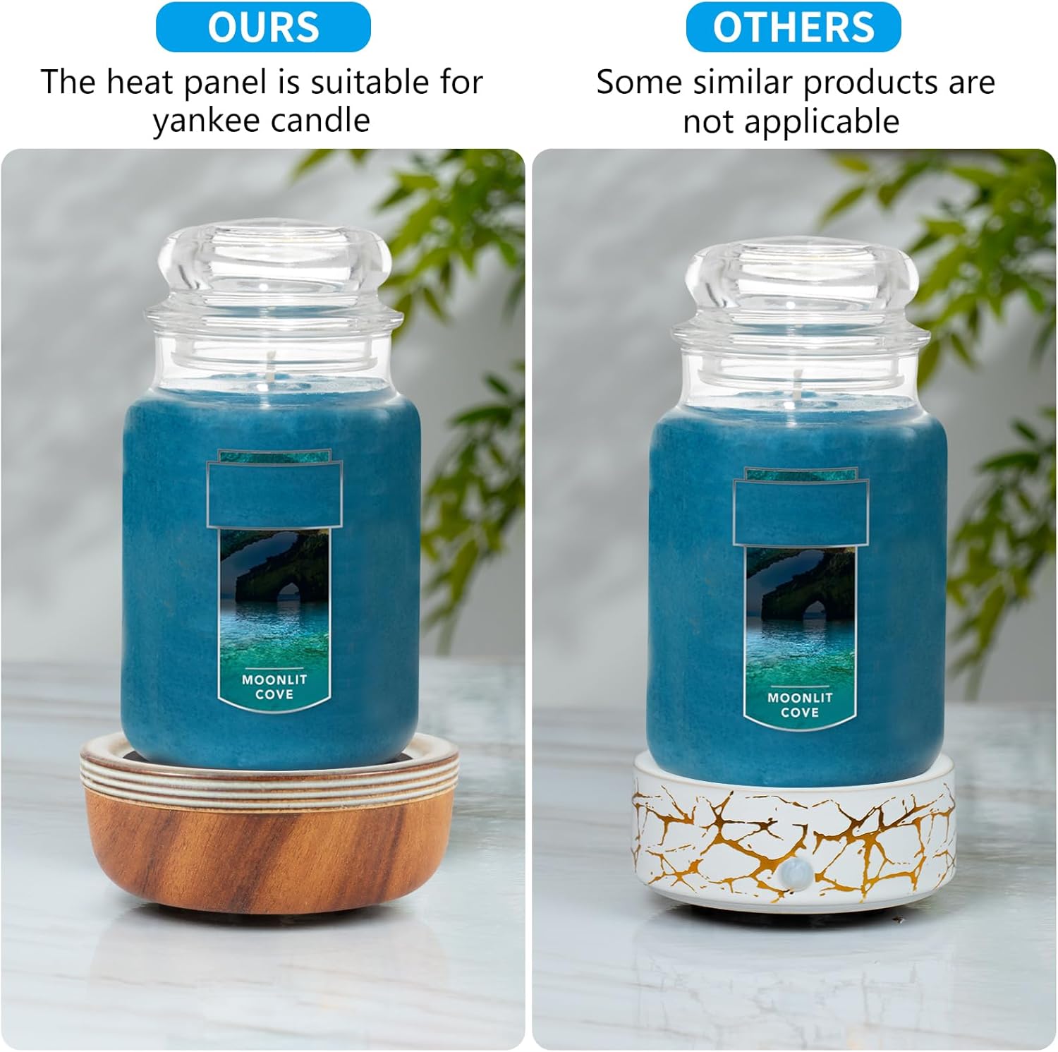 Mocosa Ceramic Wax Melt Warmer 3-in-1 Candle Warmer