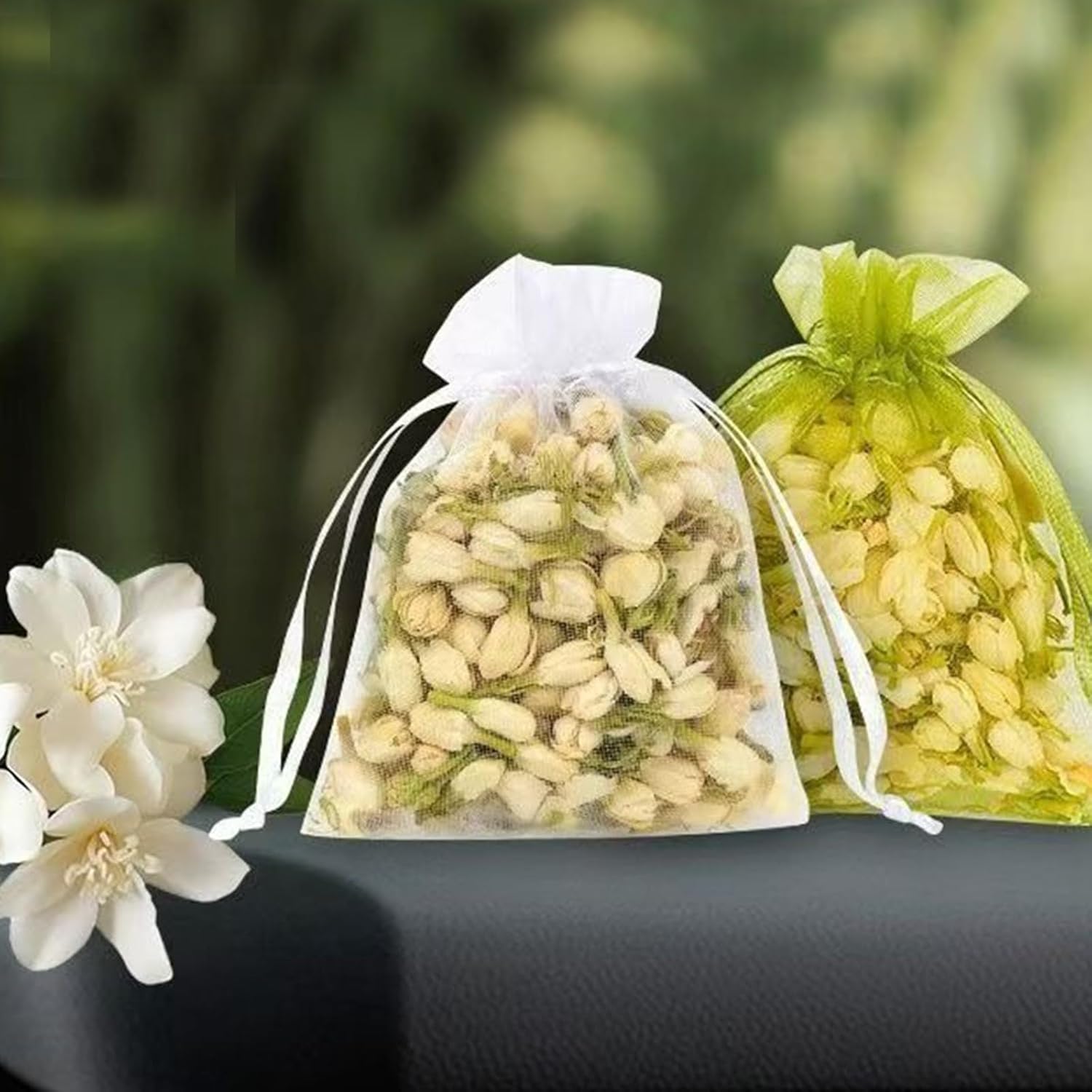10 Pack Jasmine Scented Sachets for Closets and Drawers