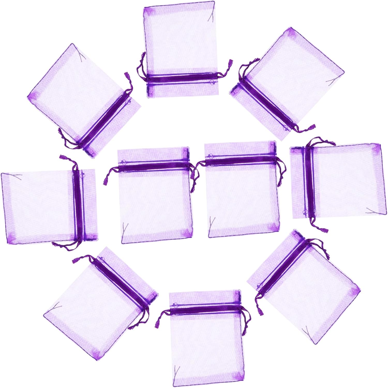 100pcs Lavender Sachet Bags Empty Scented for Home Storage