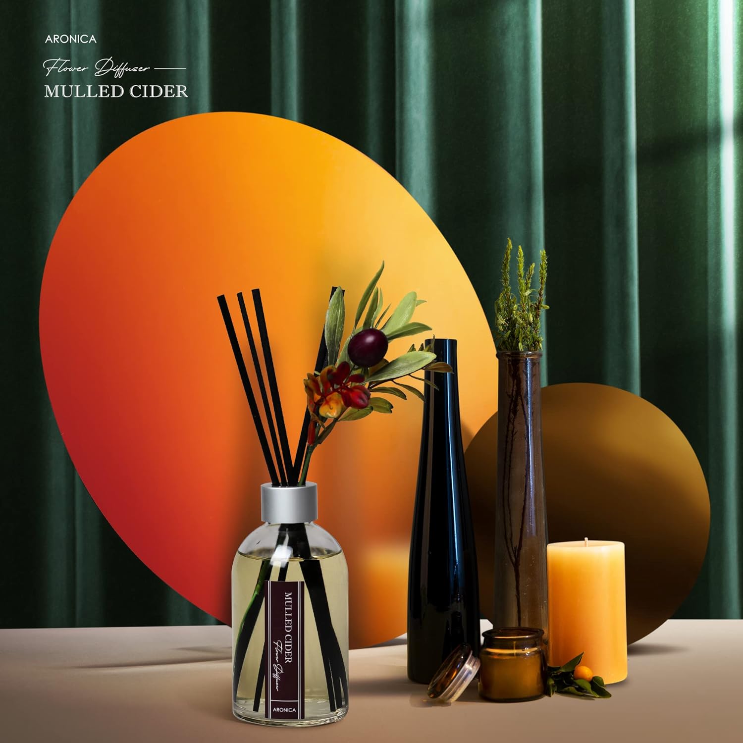Aronica Christmas Tree Diffuser Oil with Sticks