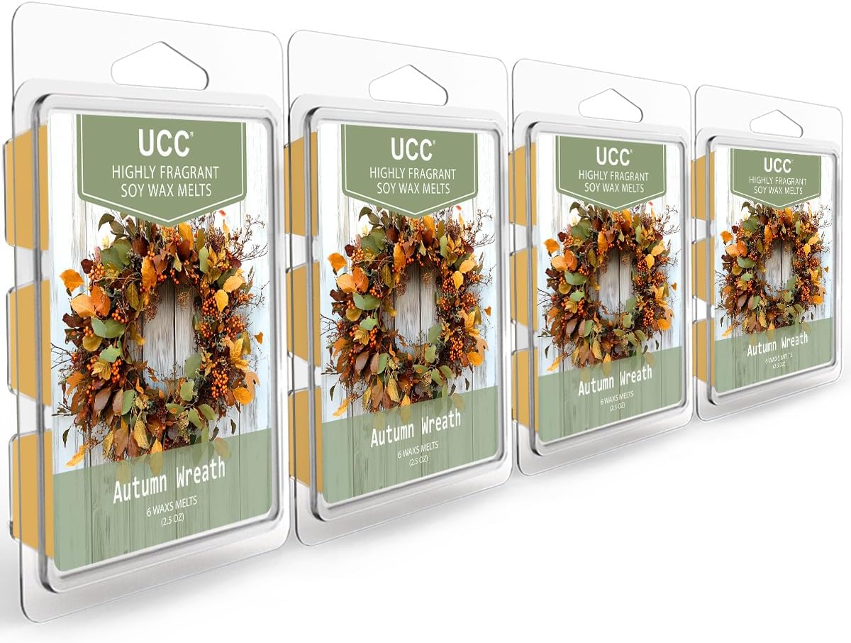 Ucc Fall Wax Melts 4 Pack Soy Scented Cubes