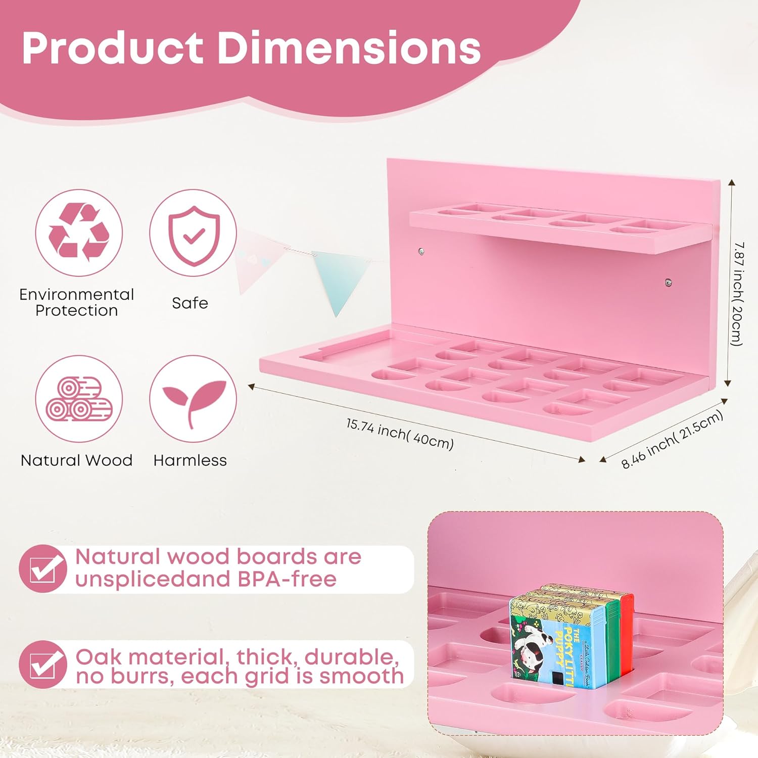 PHOENANCEE Floating Shelf for Little Tikes Story Dream Machine