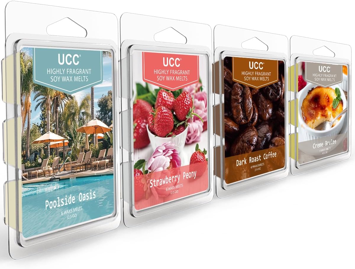 UCC Wax Melts with Strong Fragrance 4 Pack
