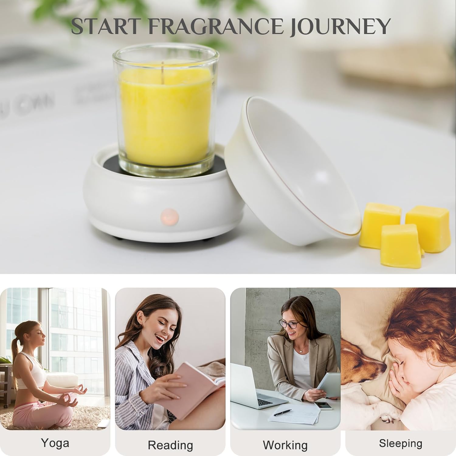 Bobolyn 4-in-1 Electric Wax Melter Warmer Burner