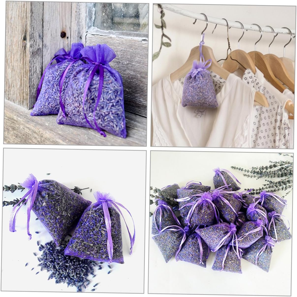 10pcs Lavender Sachets for Home Fragrance and Decor