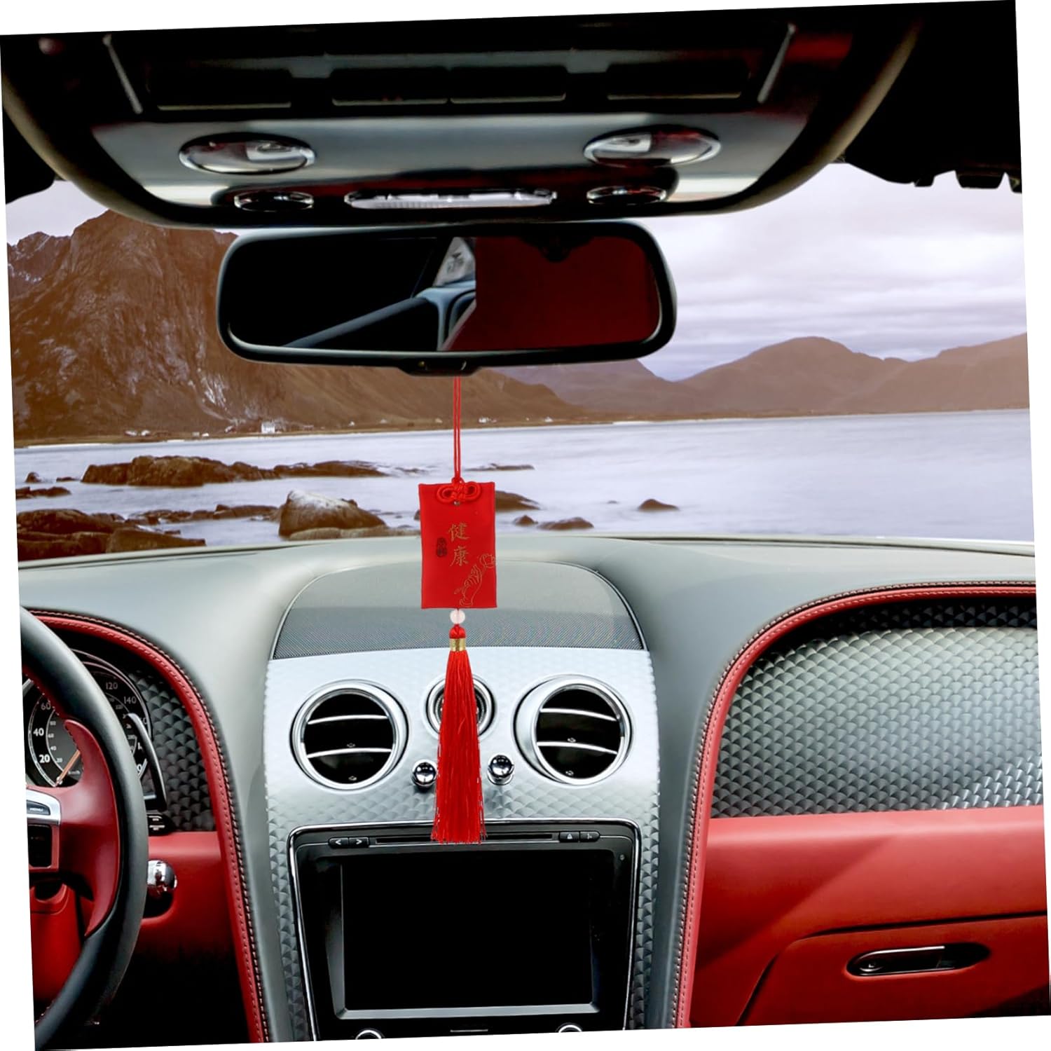 Chinese Style Silk Sachet Car Pendant Bag