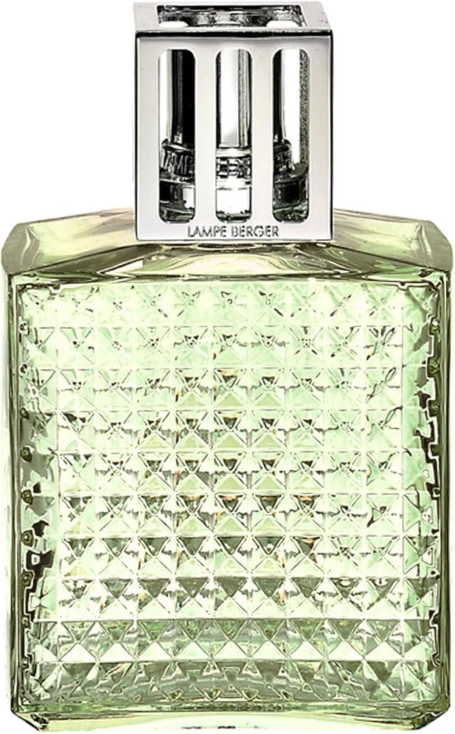Lampe Berger Diamant Green Glass Diffuser - French-Made Air Freshener Home Fragrance Lamp