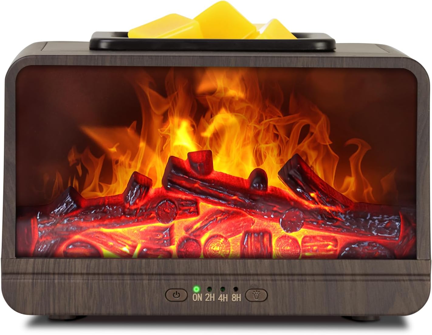 Electric Fireplace Wax Melt Warmer with 4 Timer Auto Shut Off