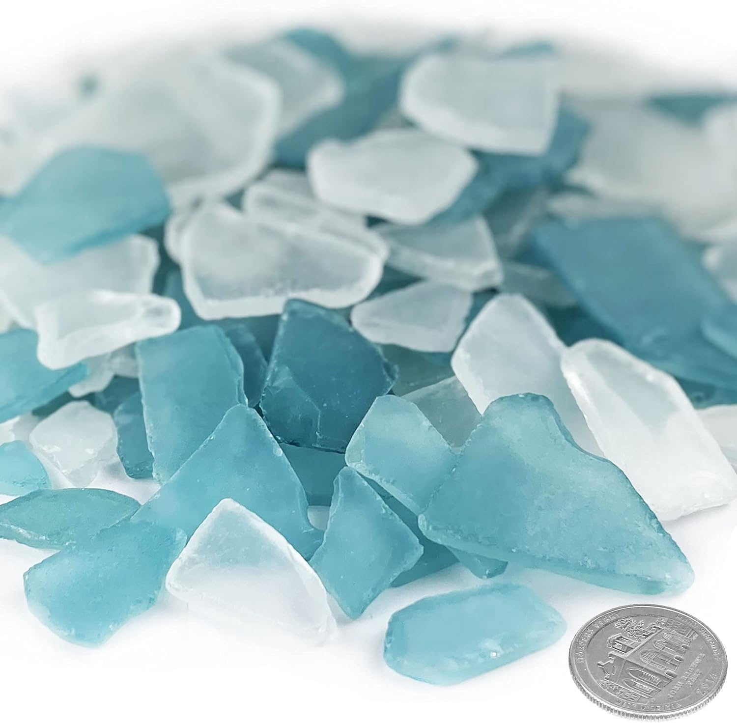 CYS EXCEL Sea Glass Vase Filler 32 Ounces Mix