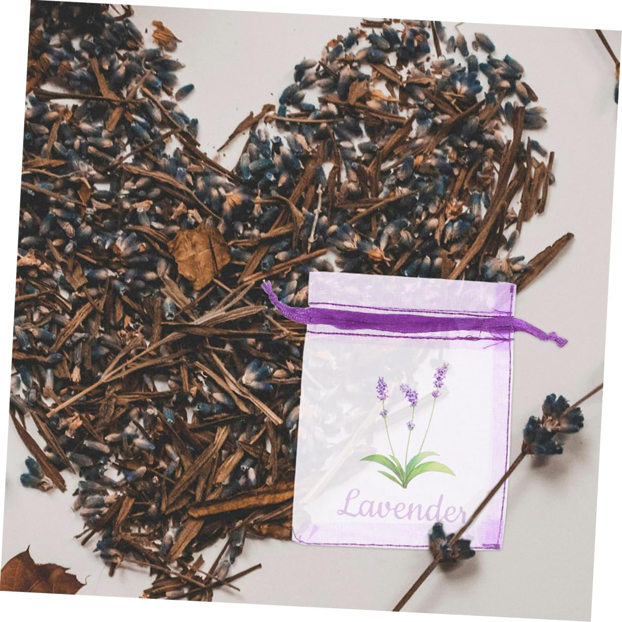 50pcs Lavender Sachet Bags for Dried Flowers and Tea