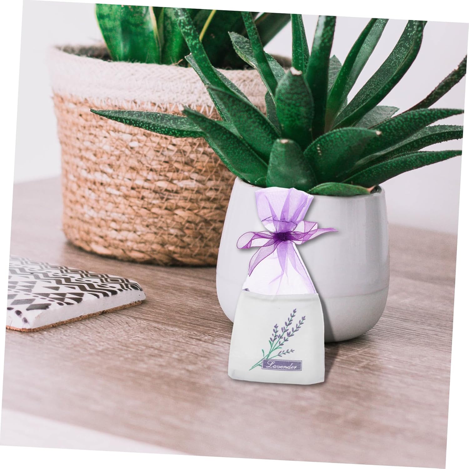 Lavender Sachet Bags 60pcs Set for Closet Drawer Car Fragrance