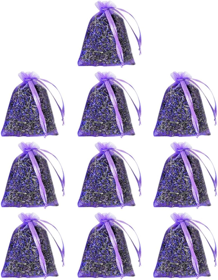 Cabilock 10pcs Lavender Sachet Bags for Home Car and Closet
