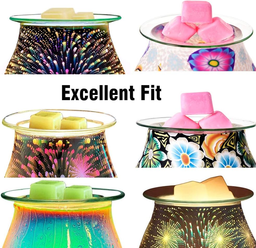 Corleone Replacement Glass Wax Warmer Dish 2Pcs