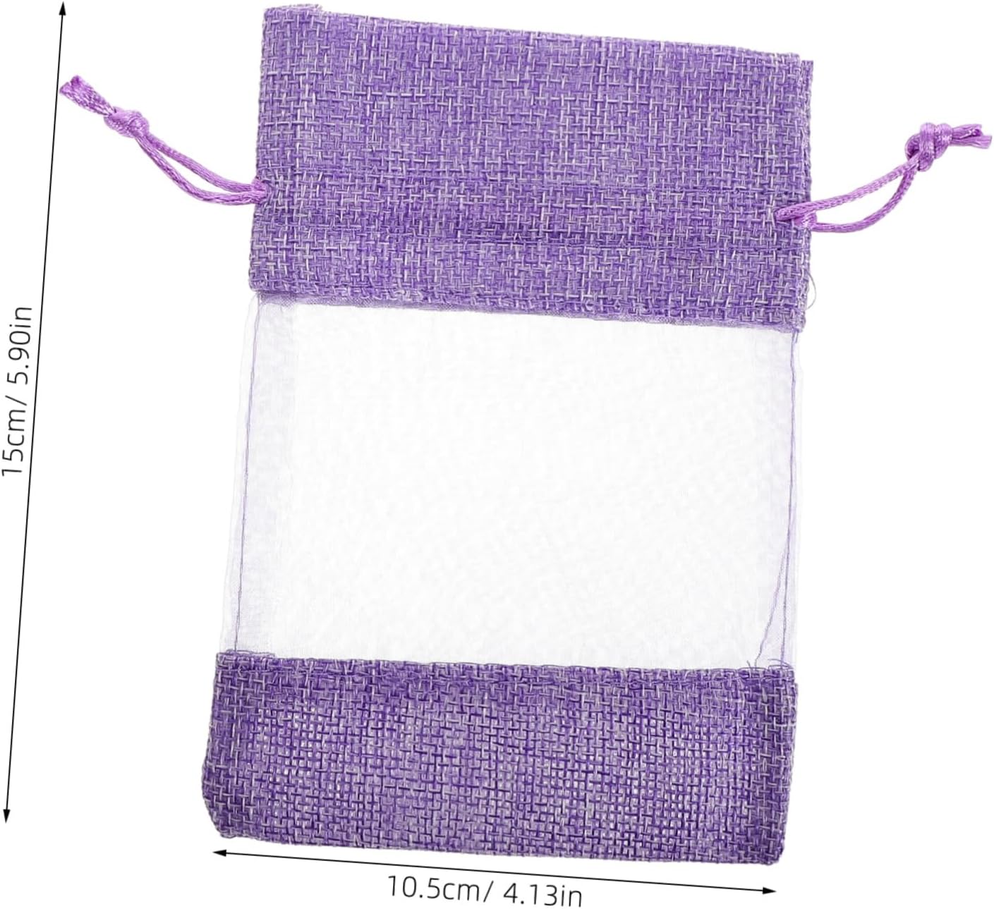 MAGICLULU 10 Pcs Empty Lavender Sachet Bags with Drawstring Closure