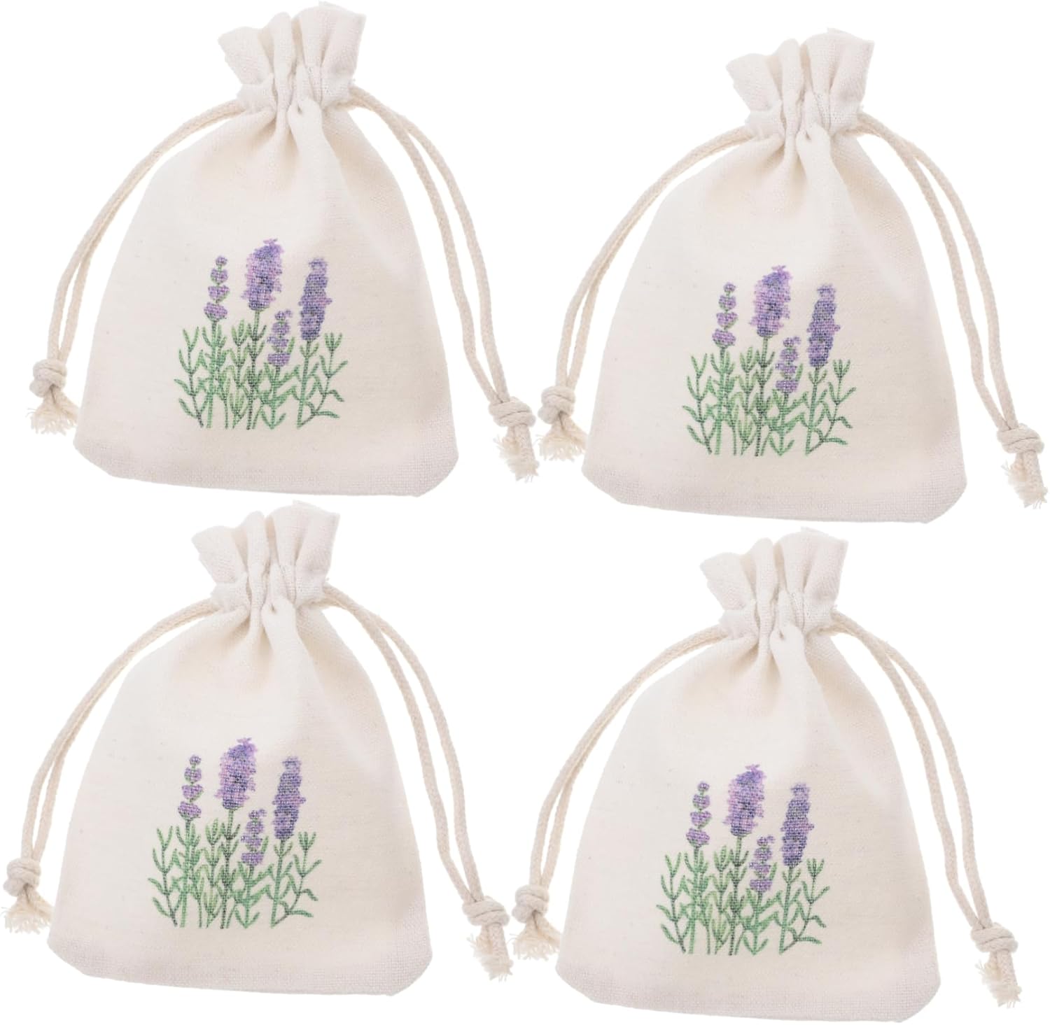 Mobestech 10pcs Drawstring Lavender Sachet Bags for Home Aroma Storage