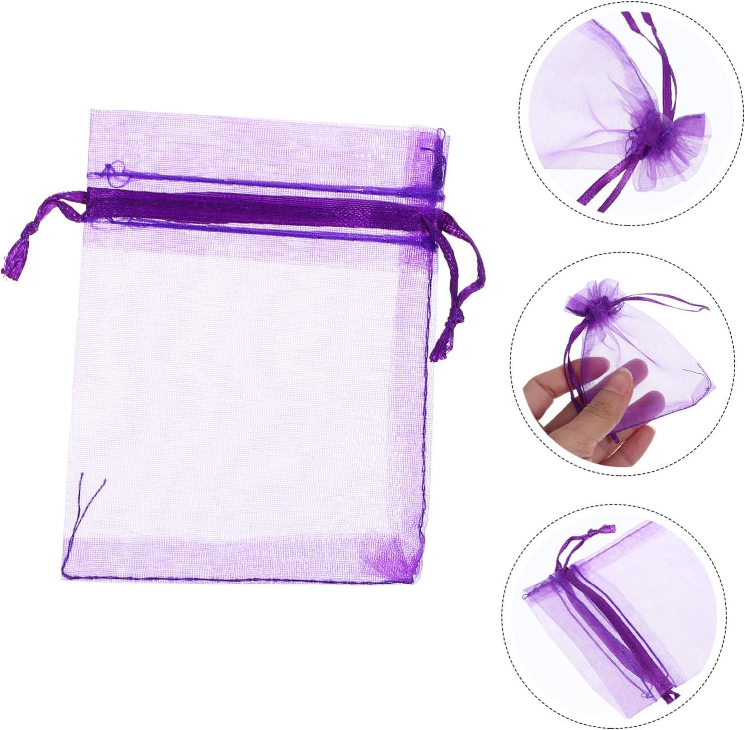 100pcs Lavender Sachet Bags Empty Scented for Home Storage