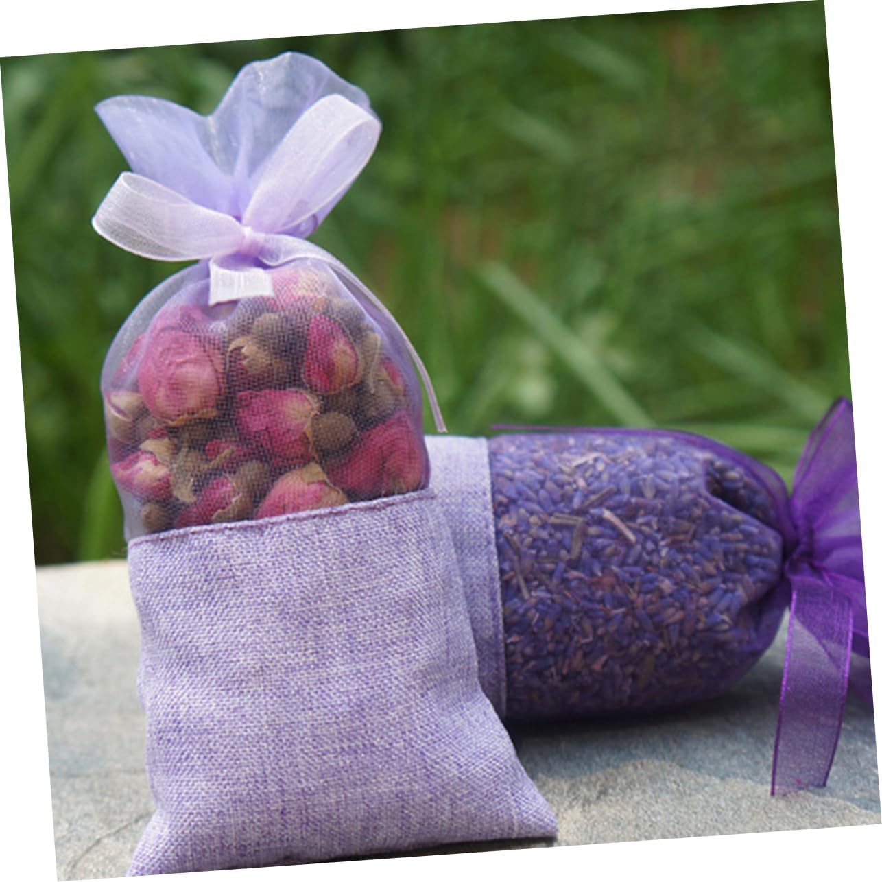 HOOTNEE 24pcs Lavender Scented Sachets for Wardrobe and Home
