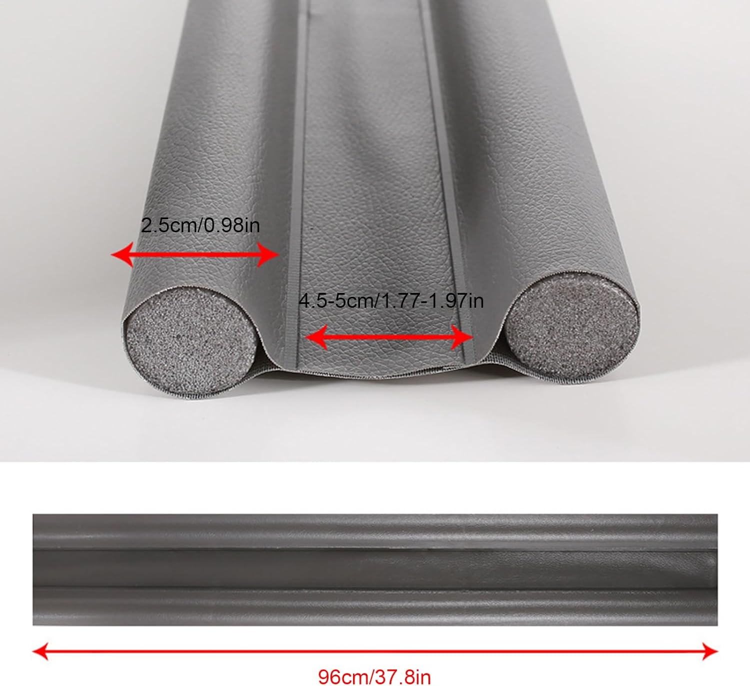 Double Sided Door Draft Stopper for Noise and Smell Protection