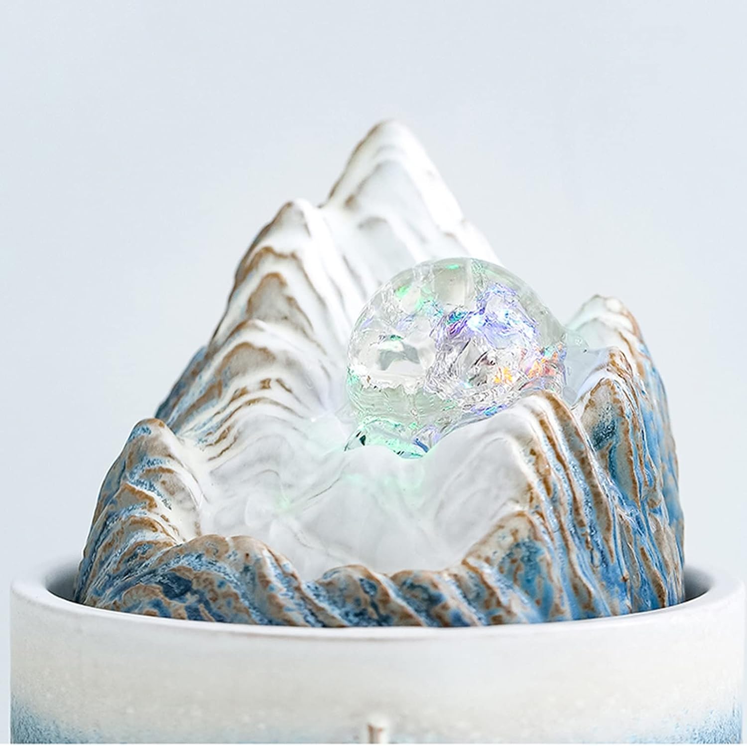 Ceramic Tabletop Water Fountain for Home Decor