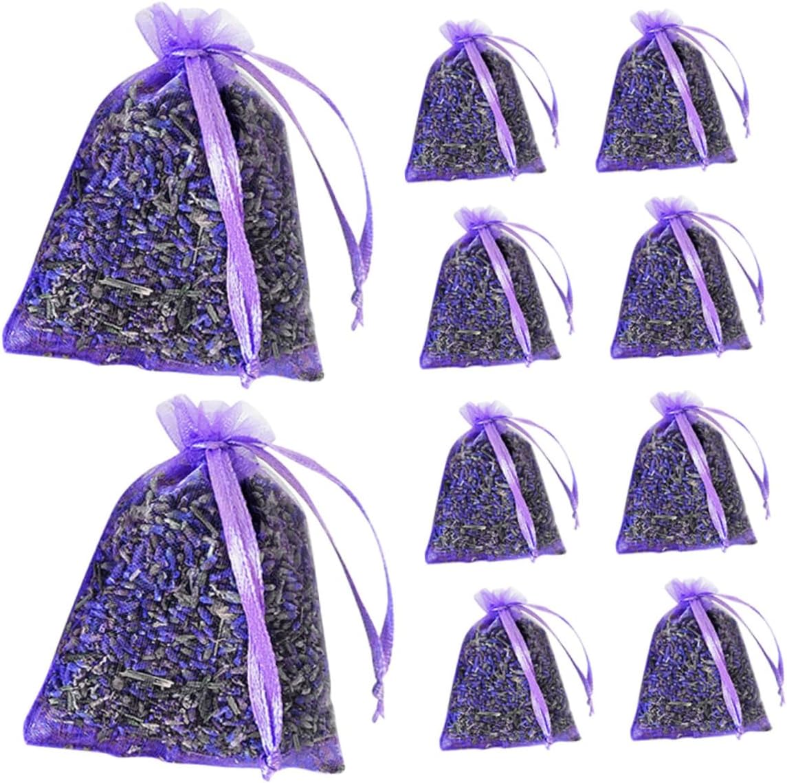 Garneck 10pcs Lavender Sachets for Freshening Closets and Home Fragrance