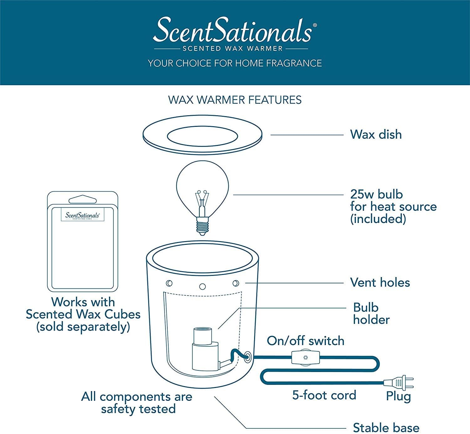 Scentsationals Wax Melt Warmer - Lantern Collection Ranch Lantern