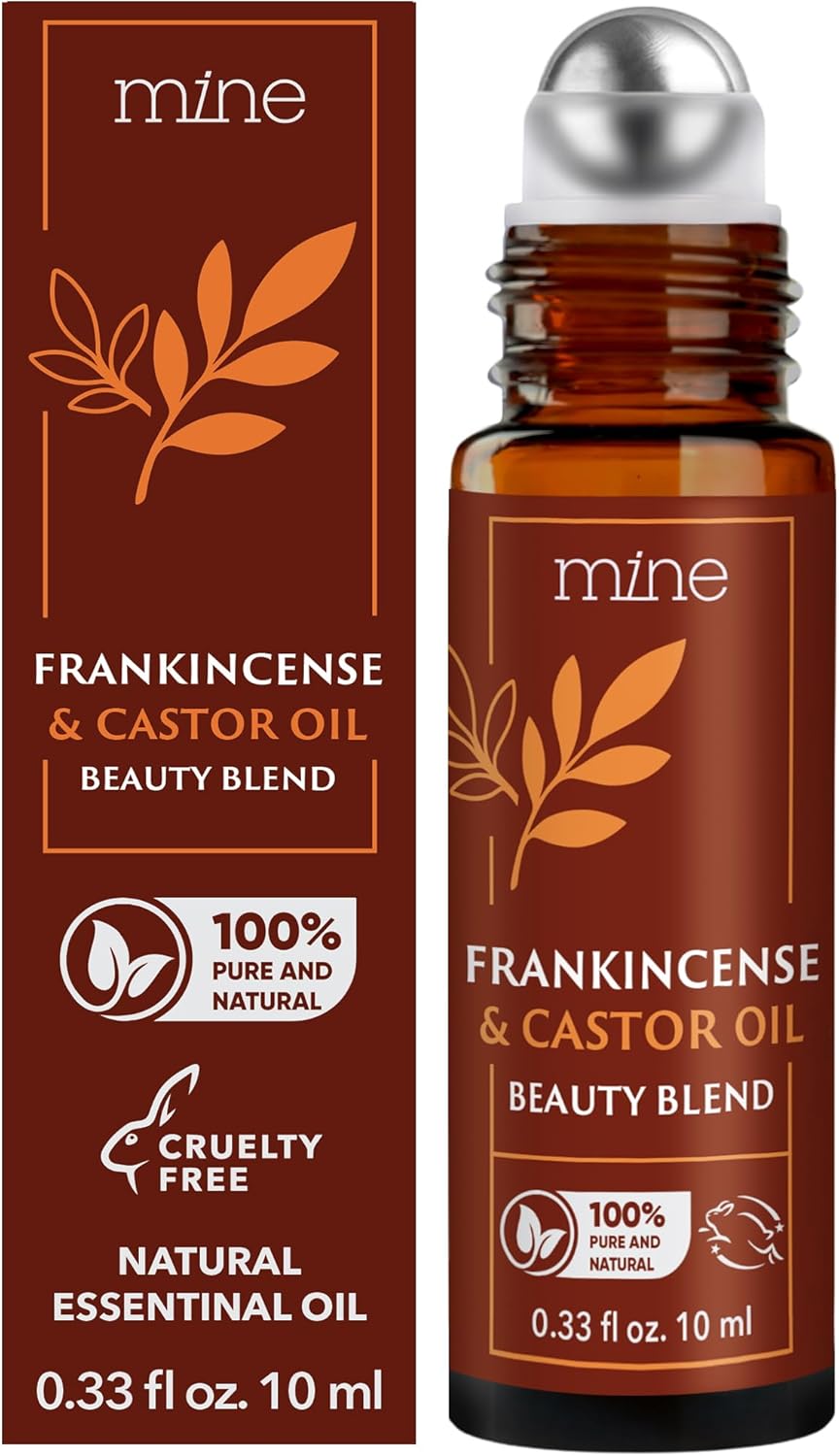 Mine Pure Castor Oil Frankincense Roll On - Hexane Free for Face