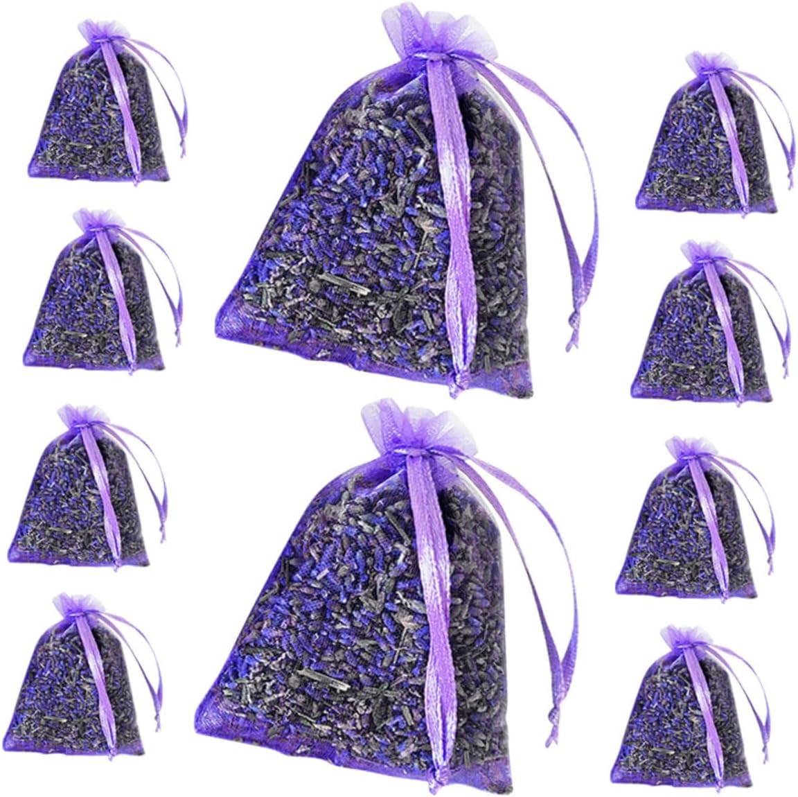 PRETYZOOM 10pcs Lavender Sachets for Closet Freshening