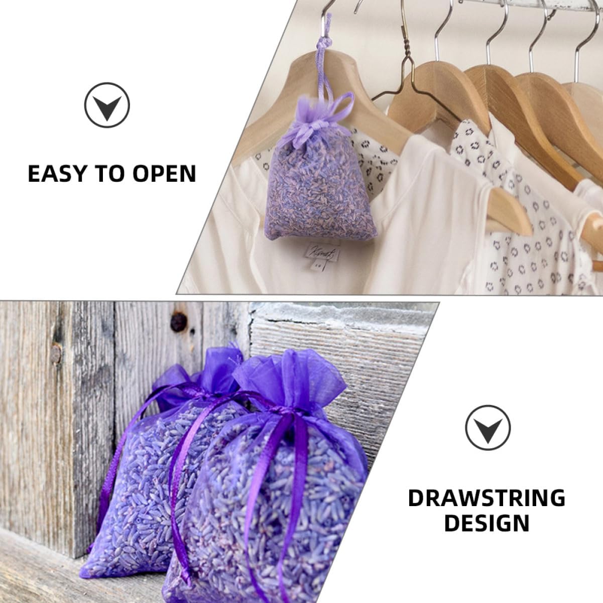 Cabilock 10pcs Lavender Sachet Bags for Home Car and Closet
