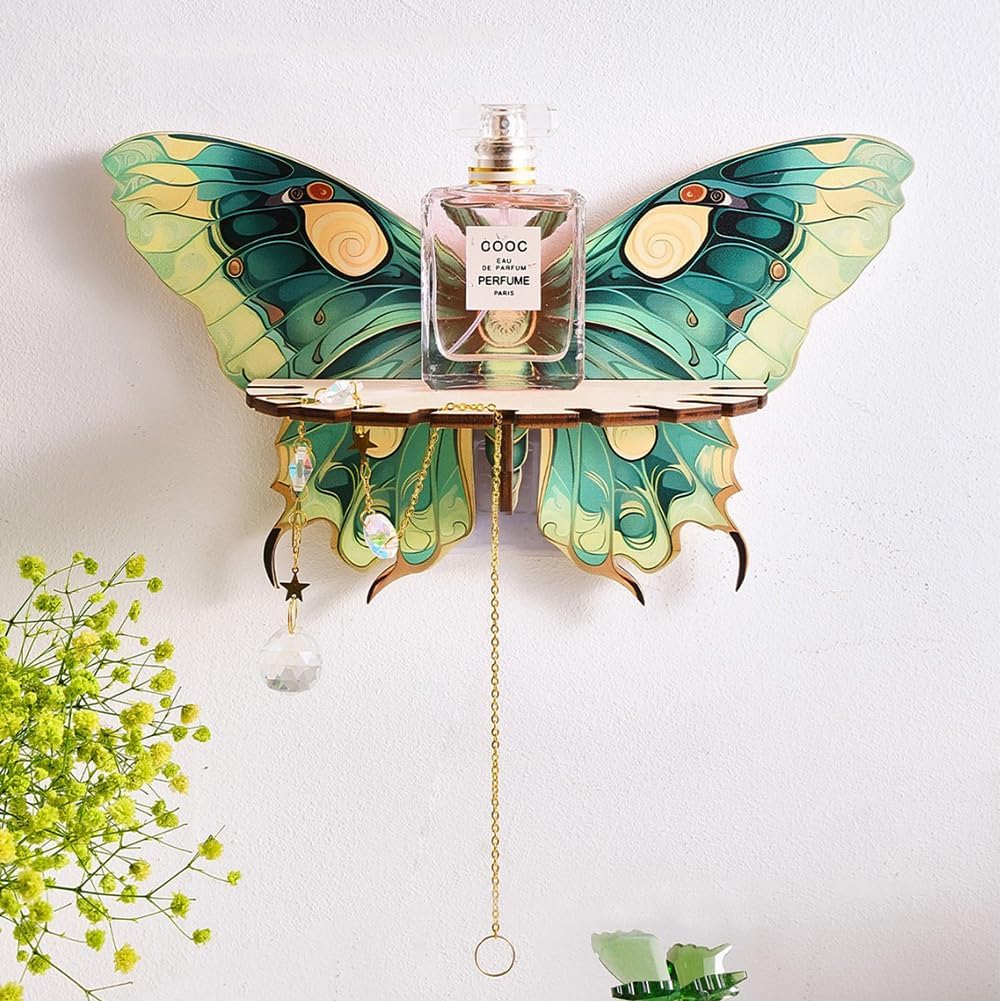 Butterfly Crystal Shelf Wall Decor 1 Pcs