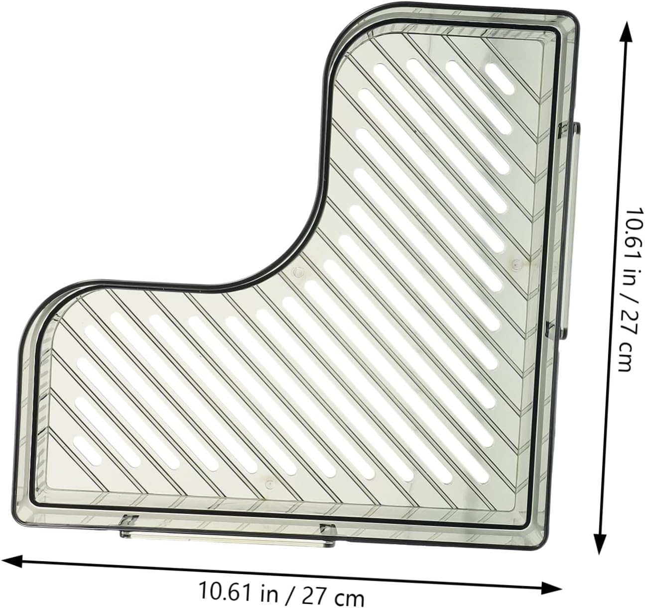 Ciieeo Adhesive Corner Shelf for Bathroom Floating Design