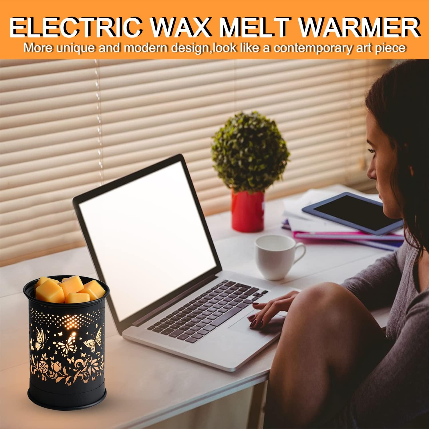 Kobodon Metal Wax Warmer with Lamp Function
