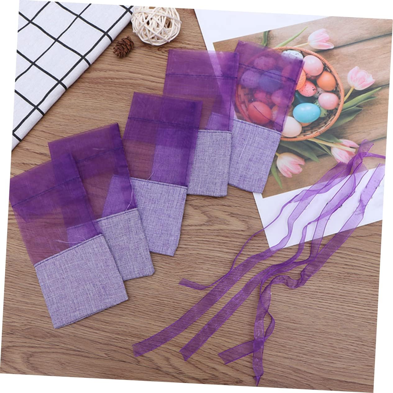 HOOTNEE 24pcs Lavender Scented Sachets for Wardrobe and Home