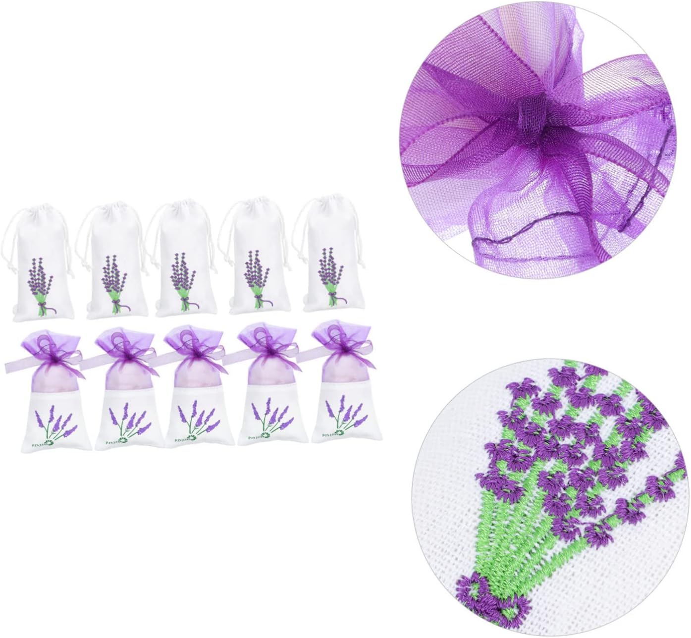 10pcs Drawstring Sachet Pendants for Scent Potpourri Medicine