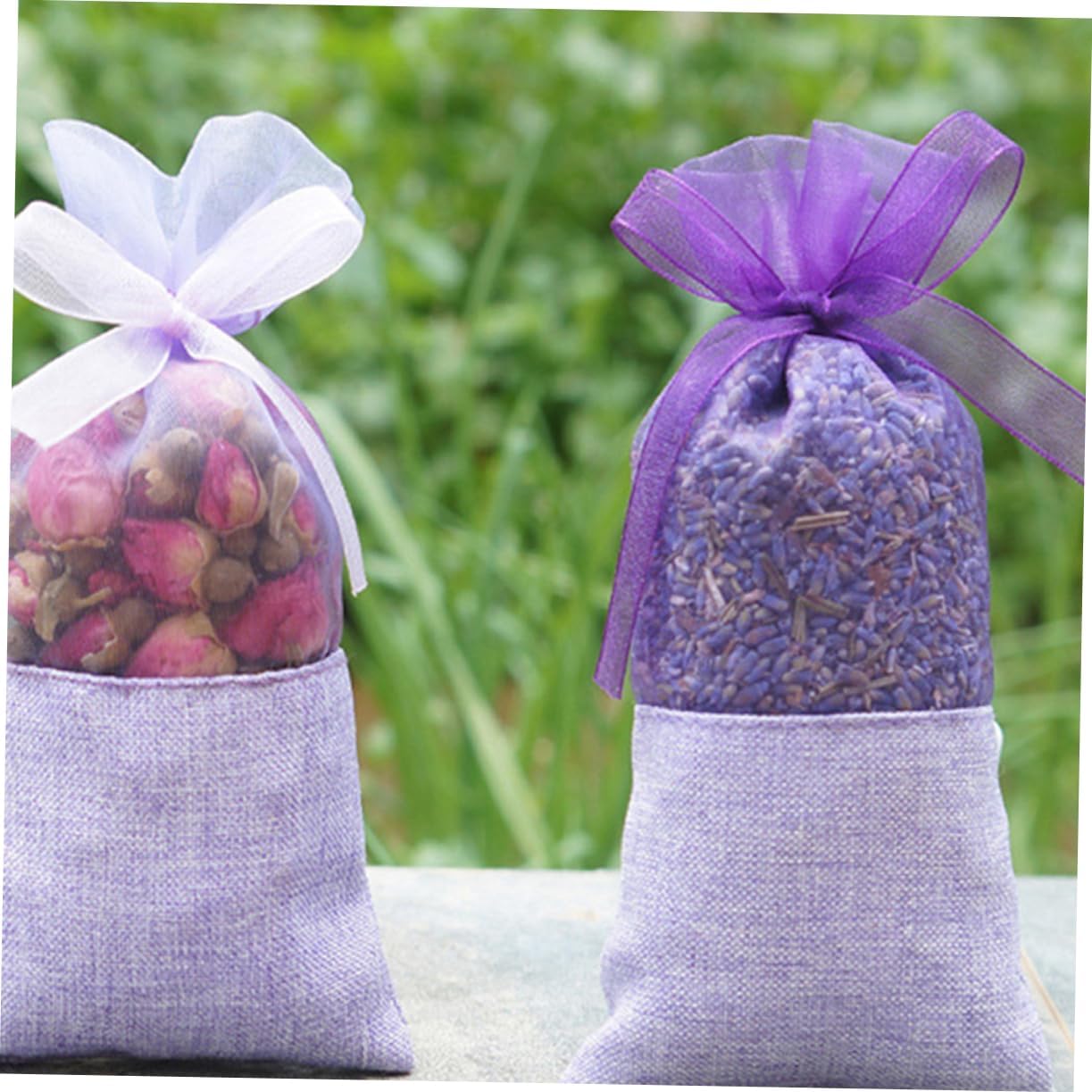 HOOTNEE 24pcs Lavender Scented Sachets for Wardrobe and Home