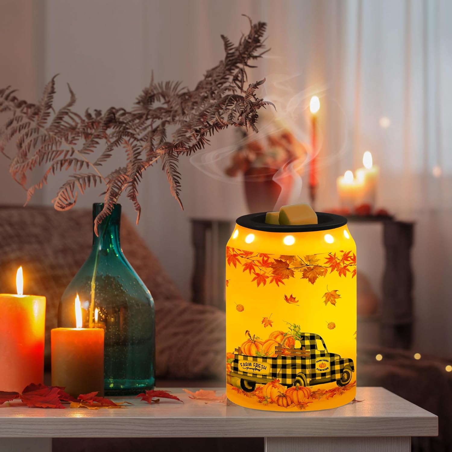 Bonsai Tree Fall Decorations Wax Melter Warmer
