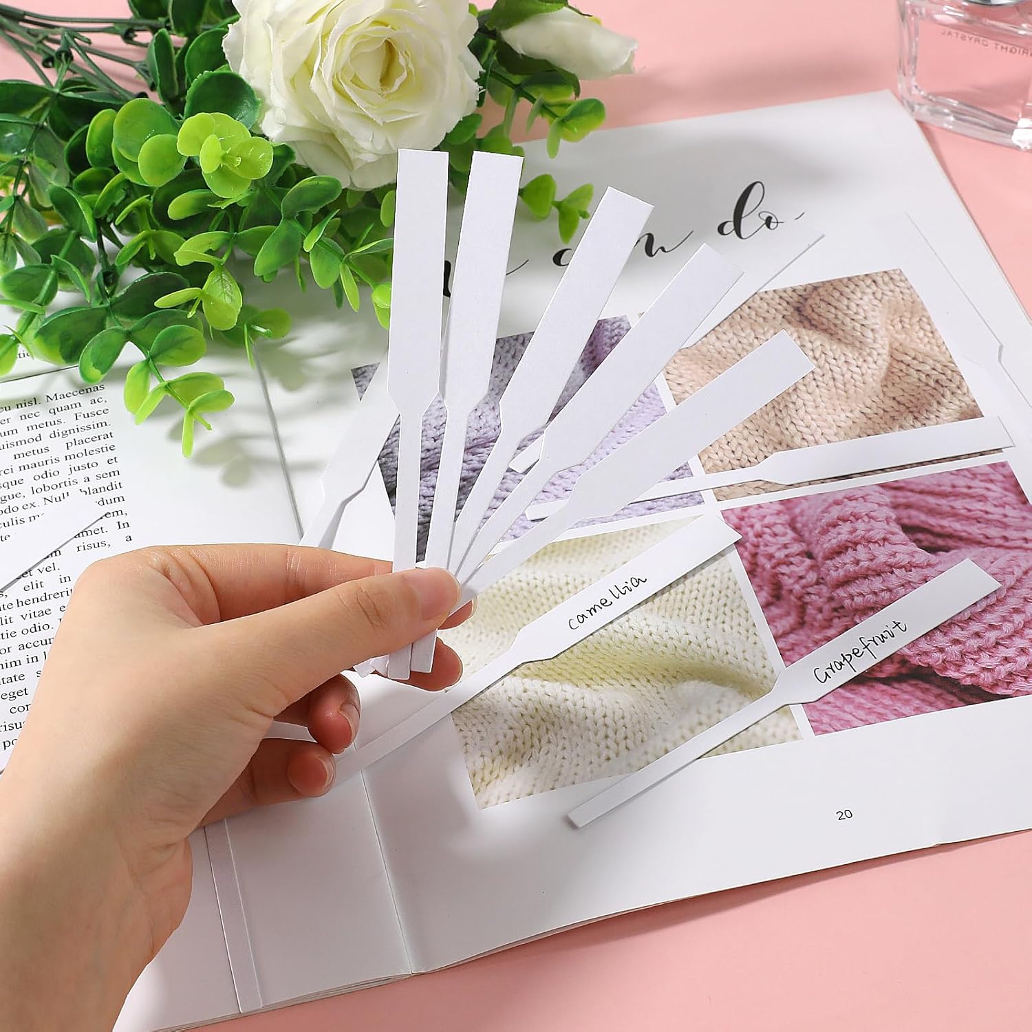 400 Pcs Fragrance Test Strips for Essential Oils and Perfumes