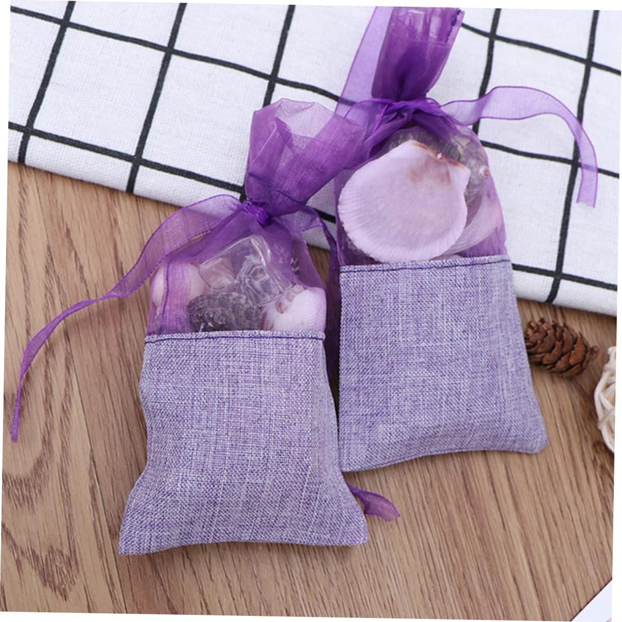 HOOTNEE 24pcs Lavender Scented Sachets for Wardrobe and Home