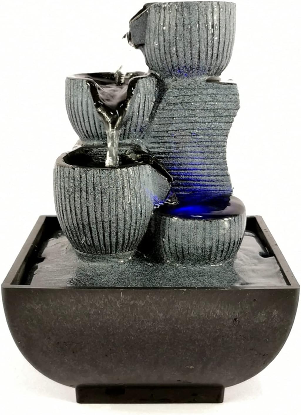 Relaxing Tabletop Fountain With LED Light