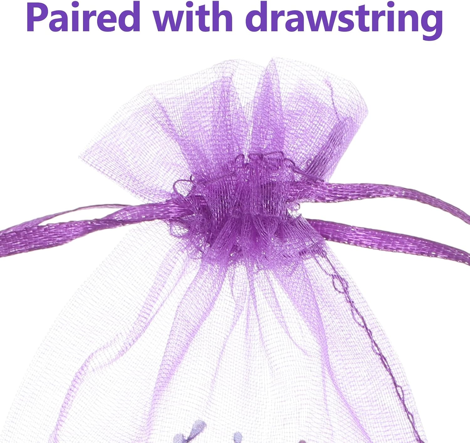 LOGOFUN 20PCS Dark Purple Lavender Sachet Bags 1