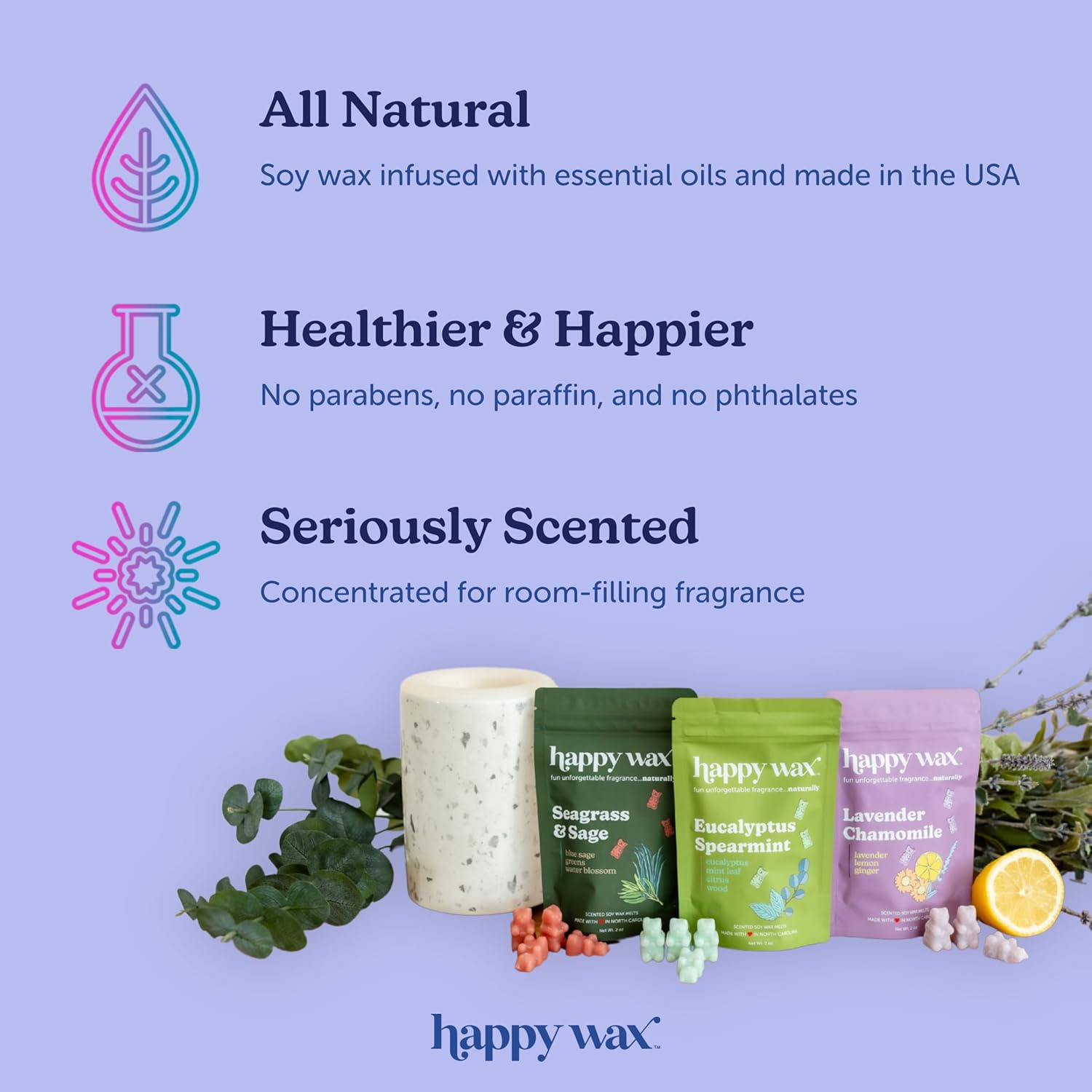 Happy Wax Country Club Mix Soy Wax Melts 6 Oz