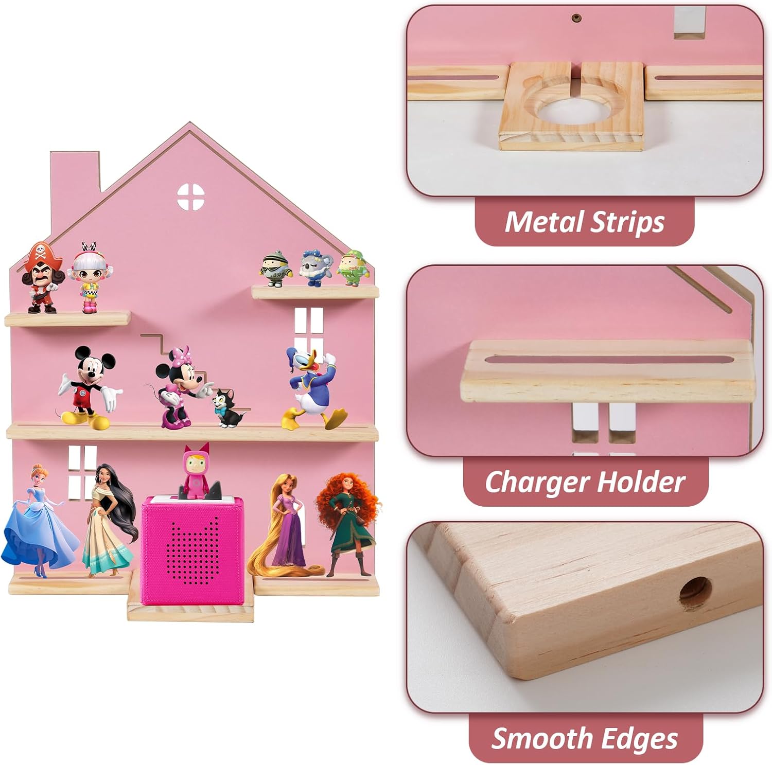 YUXSM Magnetic Floating Shelf for Toniebox
