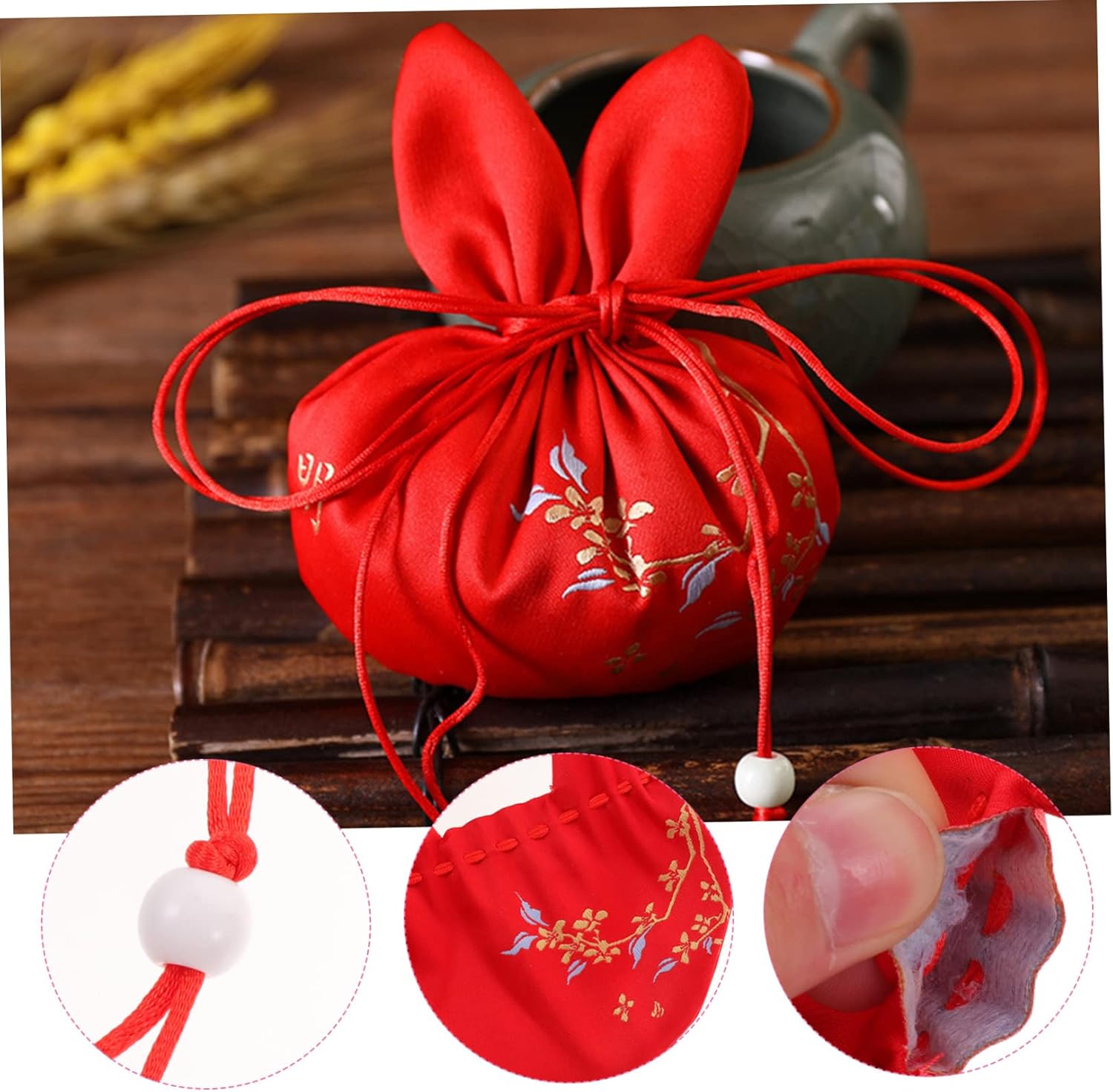 Wakauto 10pcs Lavender Scent Sachet Bags for Wardrobe