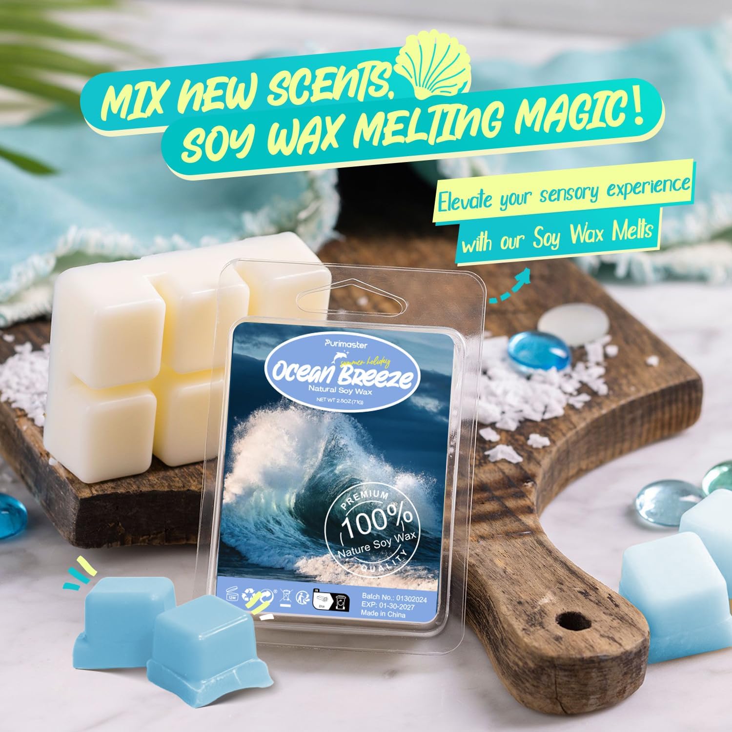 Purimaster Summer Scented Wax Melts Gift Set