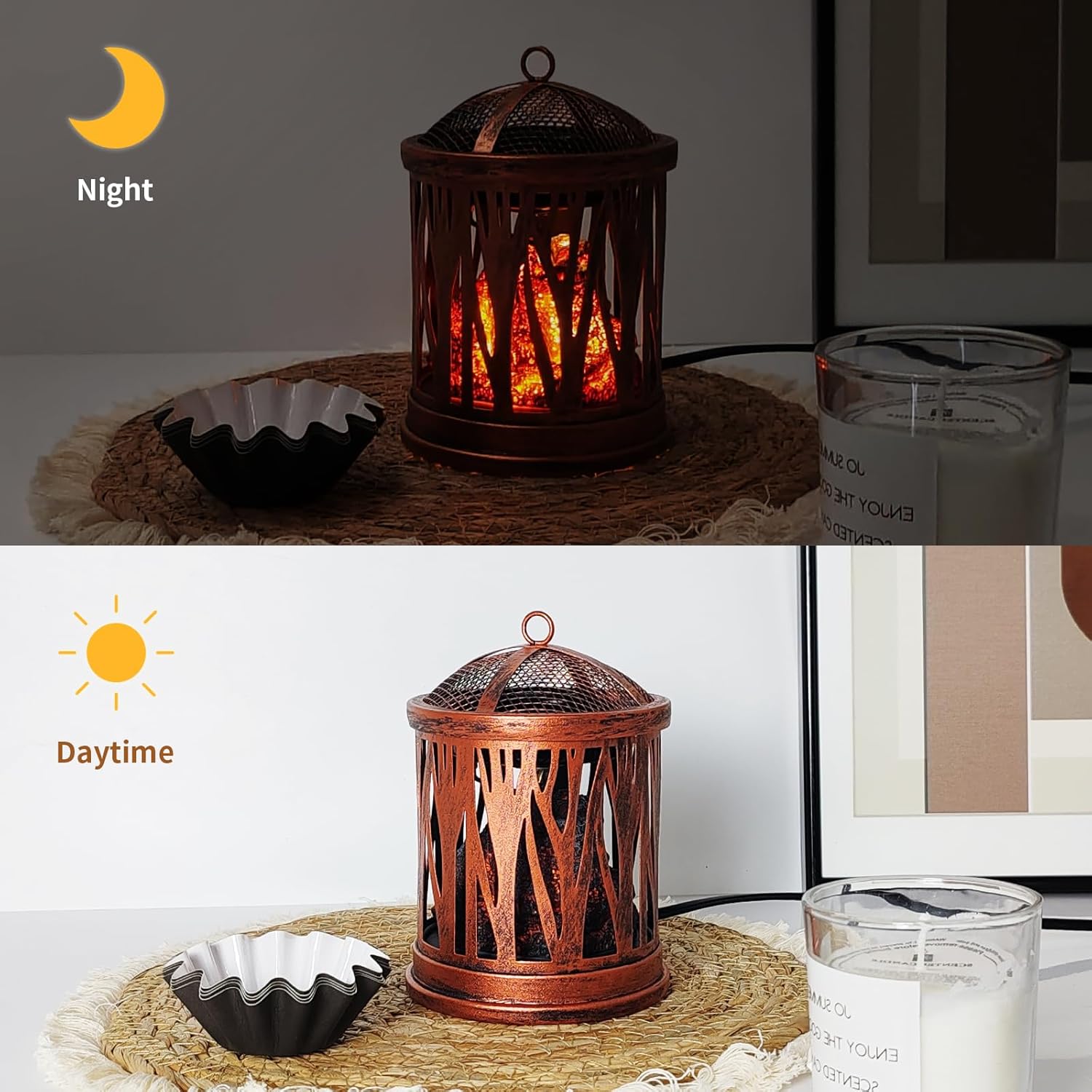 LIFFY Electric Wax Melter - Aromatherapy Candle Warmer with Timer and Oil Burner