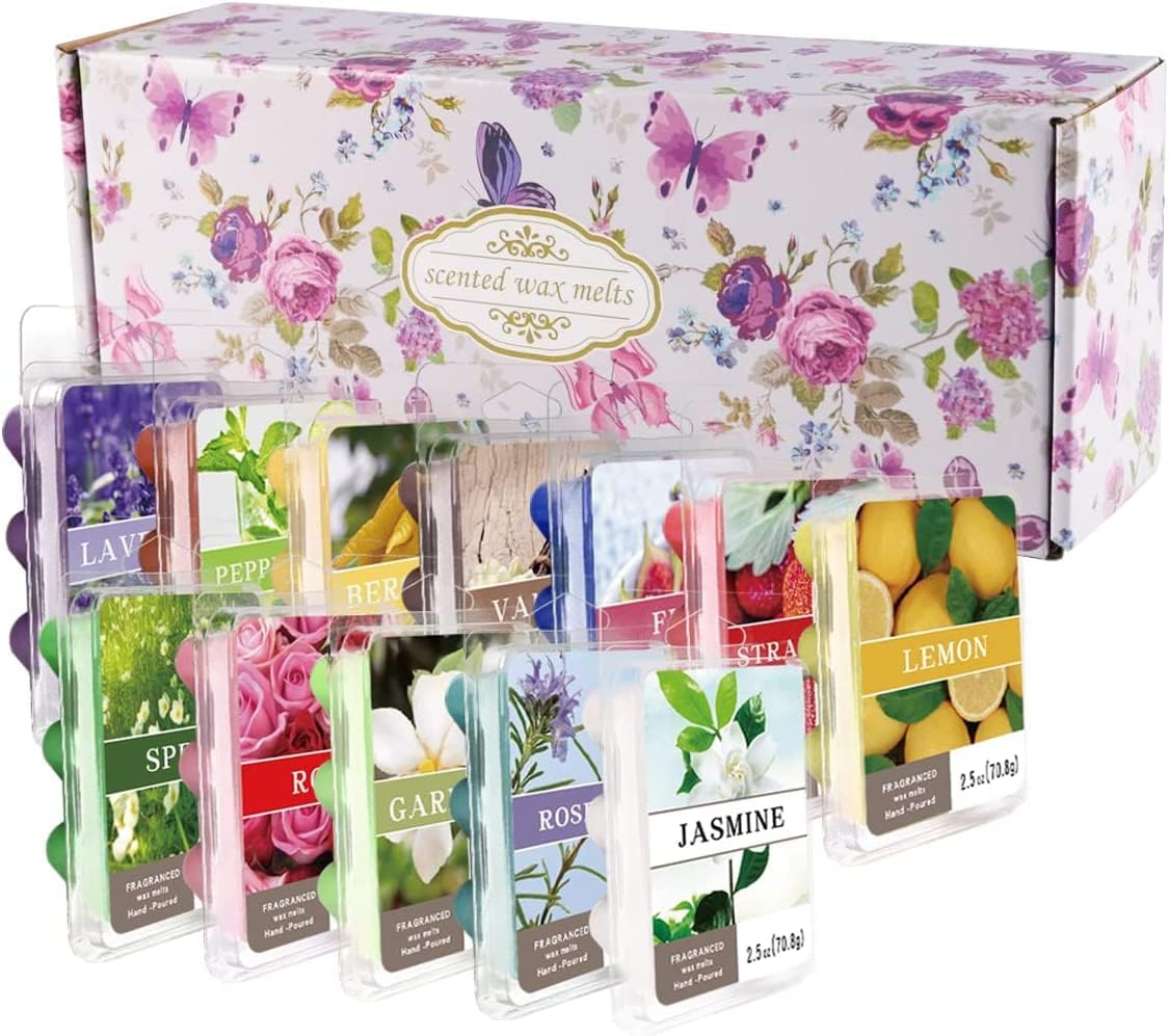 Pliadvbu Scented Soy Wax Melts Set of 12