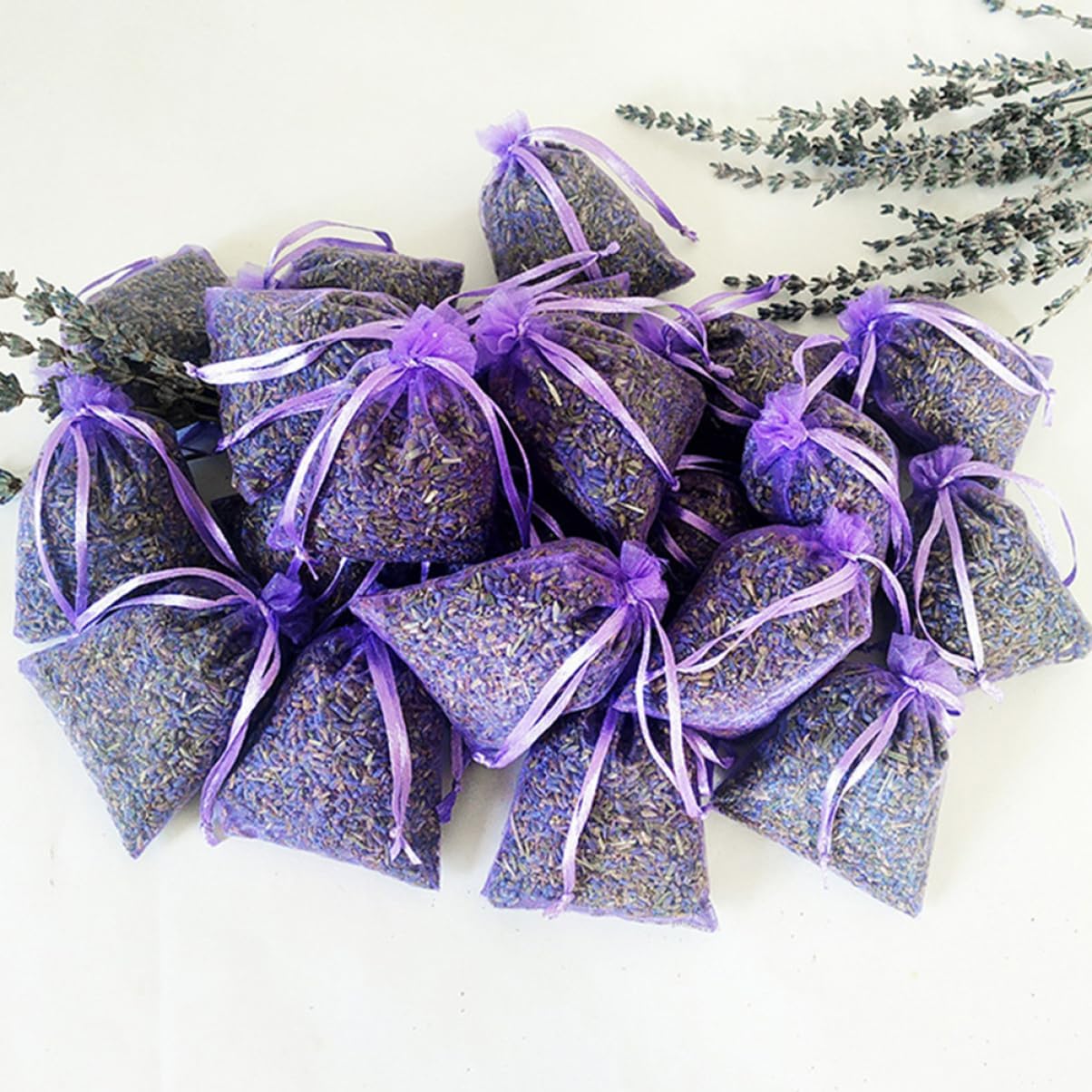 Cabilock 10pcs Lavender Sachet Bags for Home Car and Closet