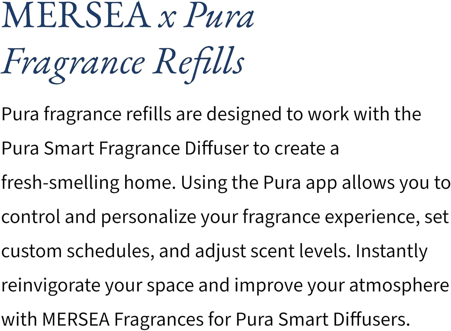 MER SEA x Pura Fragrance Refill Coconut Sugar