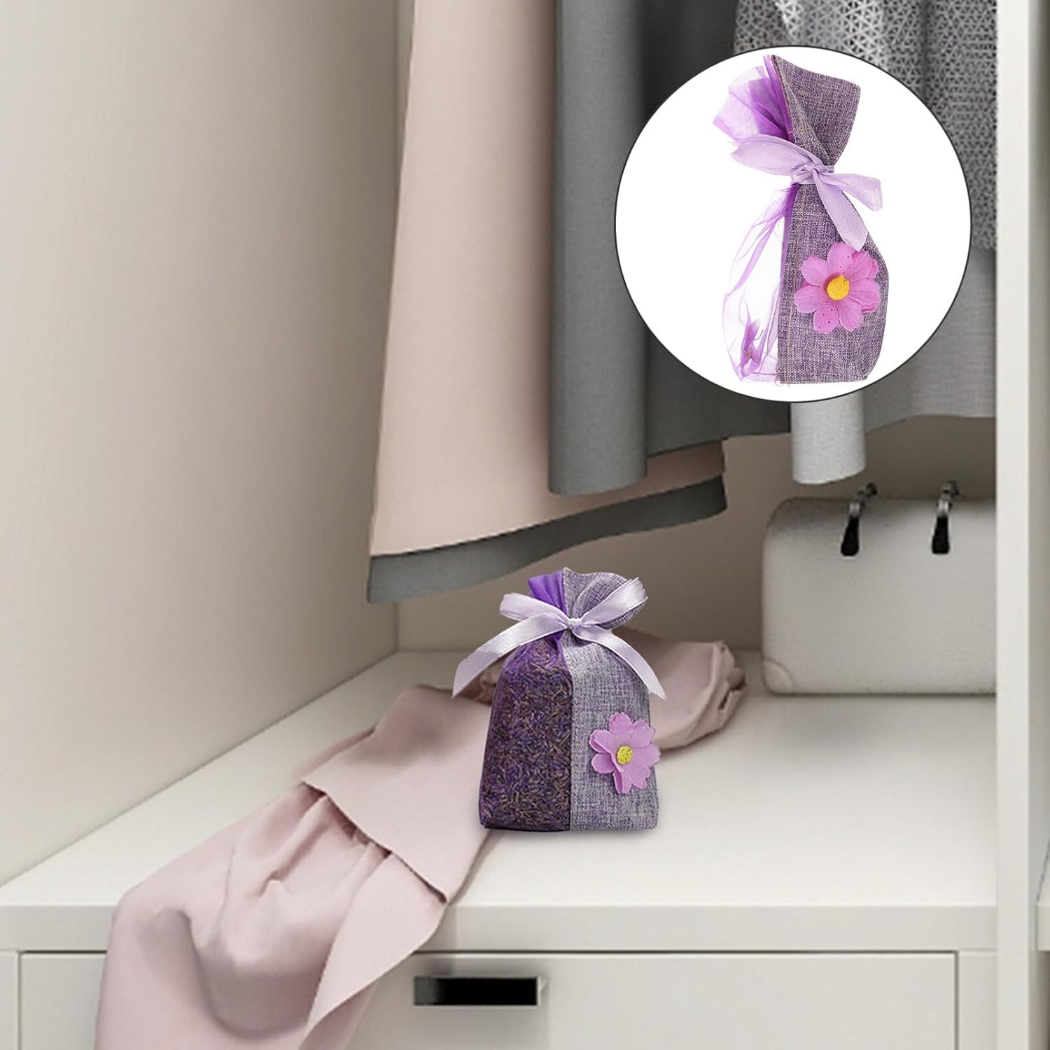 EXCEART 10pcs Fine Mesh Sachet Bags for Fragrance Storage Pouches