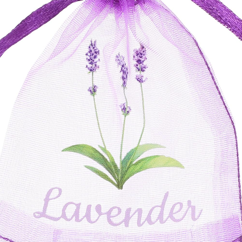 LUOZZY 50pcs Lavender Sachet Bags with Drawstring